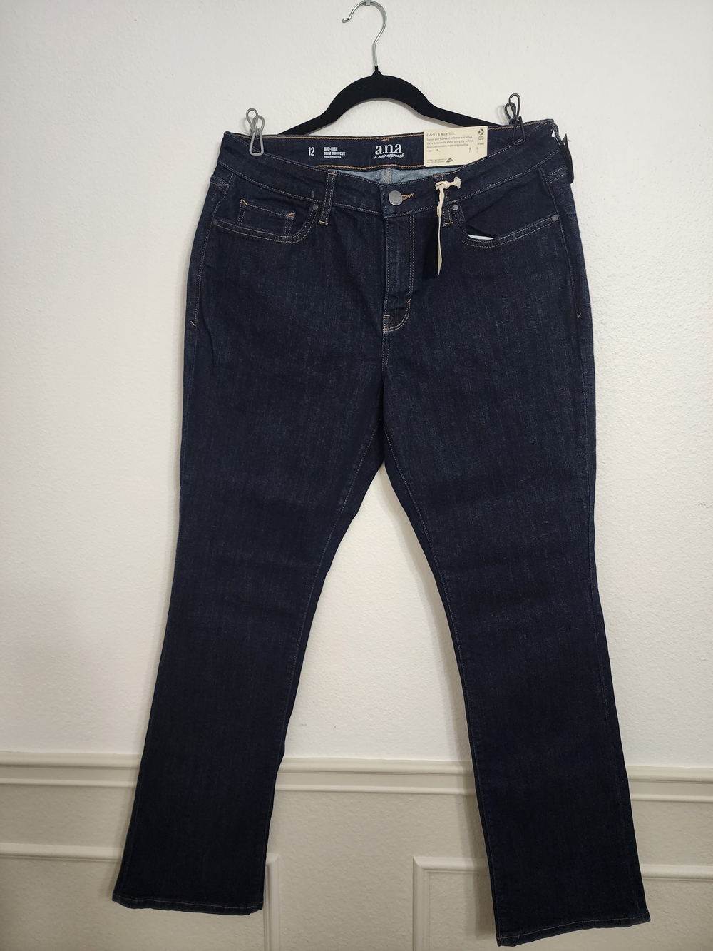 ANA Dark Indigo Straight Leg Jeans